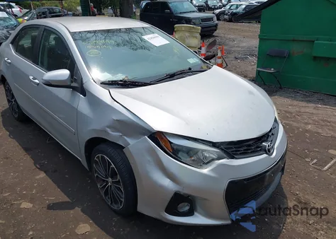 2015 Toyota Corolla S Plus из США, поврежденный, VIN 2T1BURHE9FC251311